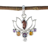 Luisa Multicolor Dainty Pendant for Everyday Glam Multi Stone multicolor Multicolor